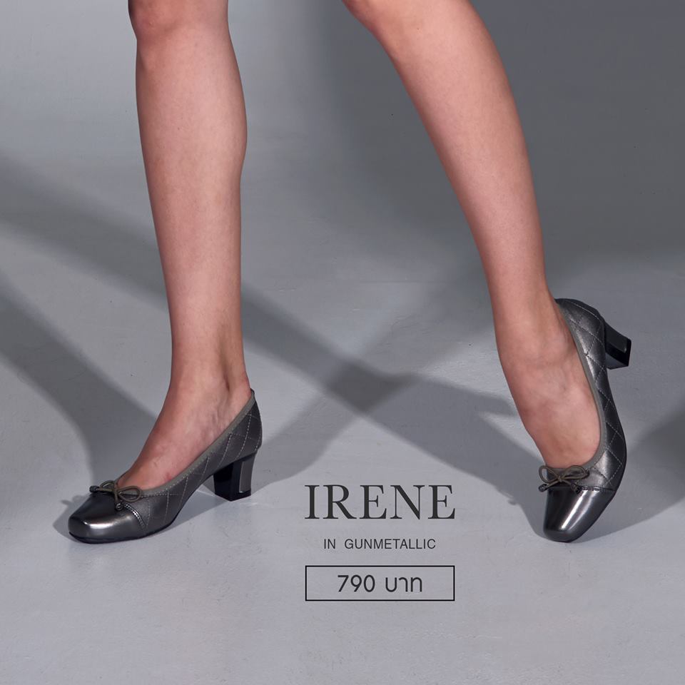 IRENE IN GUN METALLIC